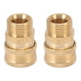 thumbnail image 2 of Verdant Touch Adaptador de arandela 2 piezas de cobre puro M22 adaptador de montaje de lavadora de alta presión NPT hembra a M22 macho adaptador agujero interior 15 mm, 2 of 14