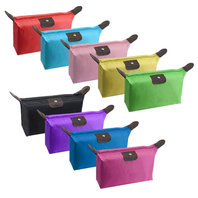 Bolsa de maquillaje YAODHAOD impermeable para almacenamiento de cosméticos, 9 colores