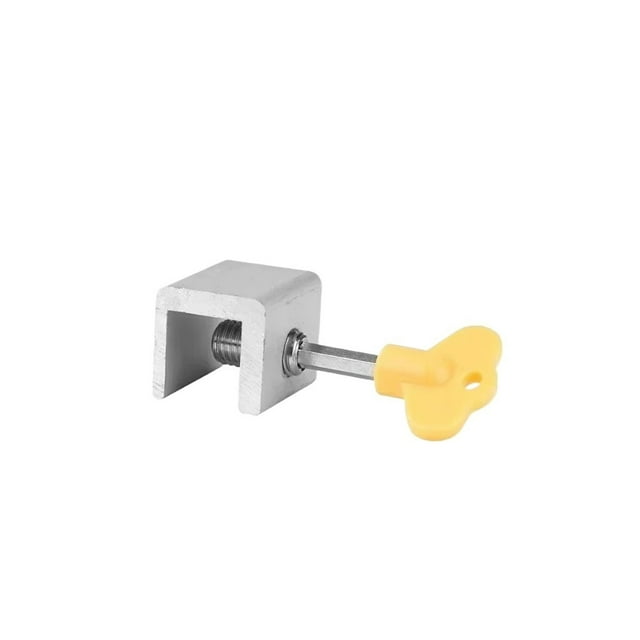 4 Pcs Window Safety Lock Aluminum Alloy Sliding Lock Sliding Door Anti-Theft Lock Adjustable