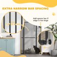 thumbnail image 4 of PawHut 59" Extra Tall Cat Gate, 30"-41" Pet Gate, Black, 4 of 10