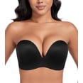 thumbnail image 3 of DotVol Women Hand Shape Custom Lift Invisible Wirefree Anti-Slip Strapless Push Up Bra, 3 of 7