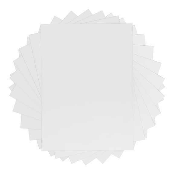FRCOLOR  30 Sheets Polystyrene Foam Board Printable Vinyl Office White