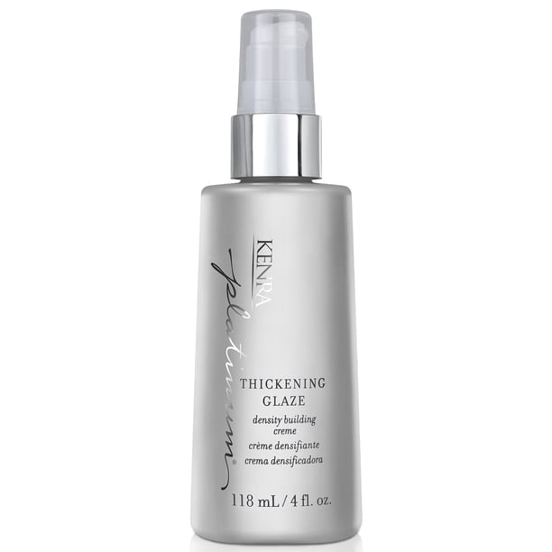Kenra Platinum Thickening Glaze | Gel voluminizador | Aporta cuerpo y densidad | Acondicionamiento ligero | Cabello con apariencia más gruesa y saludable | Todo tipo de cabello | 118 ml