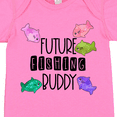 thumbnail image 4 of Inktastic Future Fishing Buddy with Colorful Fish Boys or Girls Baby Bodysuit, 4 of 5