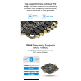 POENVFPO HAKRC 4 In 1 ESC 65A 40V RC Drone Electronic Speed Controller With Double Hole Spacing Electronic Components