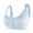 Light Blue, variant on Women's Racerback Front Closure Bra Plus Size Full Figure Unpadded Everyday Underwire for Big Bust