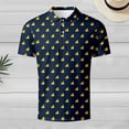 thumbnail image 2 of Men's Golf Shirts Short Sleeve Moisture Wicking Print Patterns Collared Performance Polo Golf Shirts for Men, 2 of 3