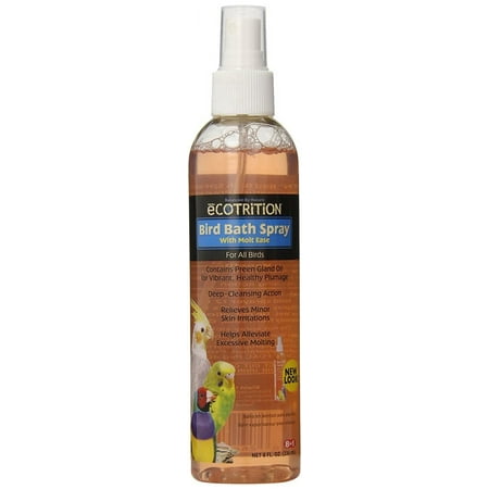 Ecotrition Bird Bath Spray with Molt Ease 8 oz