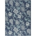 thumbnail image 2 of Nourison Garden Oasis Indoor/Outdoor Navy 5' x 7' Area Rug (5x7), 2 of 10
