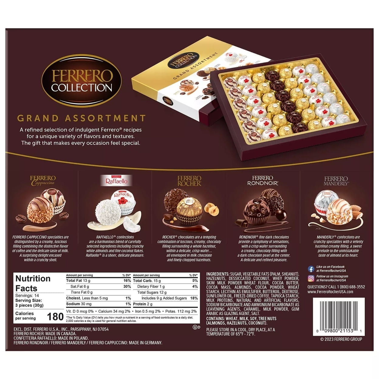 Ferrero Rocher Grand Assortment (42 Count)