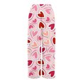 thumbnail image 5 of LWavelet Soft Fabric Heart Pattern Wide Leg Pants Women Valentine's Day Daily Wear Pink L, 5 of 6