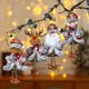 thumbnail image 2 of Adornos de muñecos de peluche navideños colgantes para árbol de Navidad para decoración de fiestas en casa, Papá Noel, muñeco de nieve, reno y oso, 2 of 5