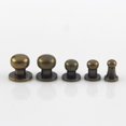 thumbnail image 1 of Tachuelas de latón macizo de cabeza redonda, tornillo trasero para manualidades, bolsa de cuero, remache de uñas, accesorios de Hardware, 10 unidades, 1 of 4
