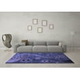 thumbnail image 3 of Ahgly Company Indoor Rectangle Oriental Blue Modern Area Rugs, 8' x 12', 3 of 4
