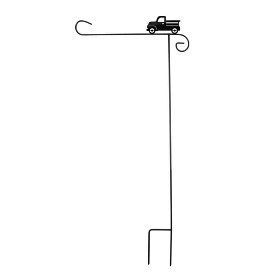 Briarwood Lane Wrought Iron Pick-Up Truck Garden Flag Stand Holder