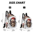 thumbnail image 3 of Cat Hat Sunglasses Wall Travel Laptop Backpack Casual Daypack Lightweight Bookbag Compartment for Business, 3 of 7