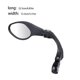 thumbnail image 5 of Yuarrent Espejos retrovisores Accesorios para ciclismo Artesanía Rotación libre 360 ​​grados Lente de bicicleta liviana Pieza reemplazada ajustable Ciclismo Redondo a la izquierda, 5 of 6