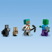 LEGO Minecraft The Rabbit Ranch House Farm Set, 21181 Animals Toy for Kids, Boys and Girls Age 8 Plus with Tamer and Zombie Figures