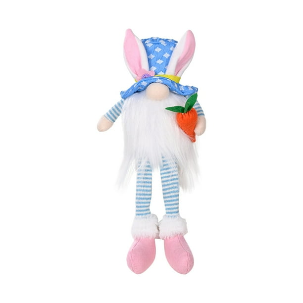 LYCAQL Decors Gifts Decorations Plush Doll Long Beard Standing Handmade