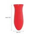thumbnail image 2 of Silicone Hot Handle Holders, Cast Iron Skillet Handle Covers Silicone Pan Handle Sleeve, Red, 2 of 6