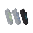 thumbnail image 3 of Hanes Mens Absolute Run Comfort Cushioned Heel Shield Socks, 3-Pairs, 3 of 6