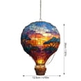 thumbnail image 3 of Hot Air Balloon 2D Pendant Delicate And Cute Suitable For In Any Occasion To Life And Showcases A Unique Personality, 3 of 4