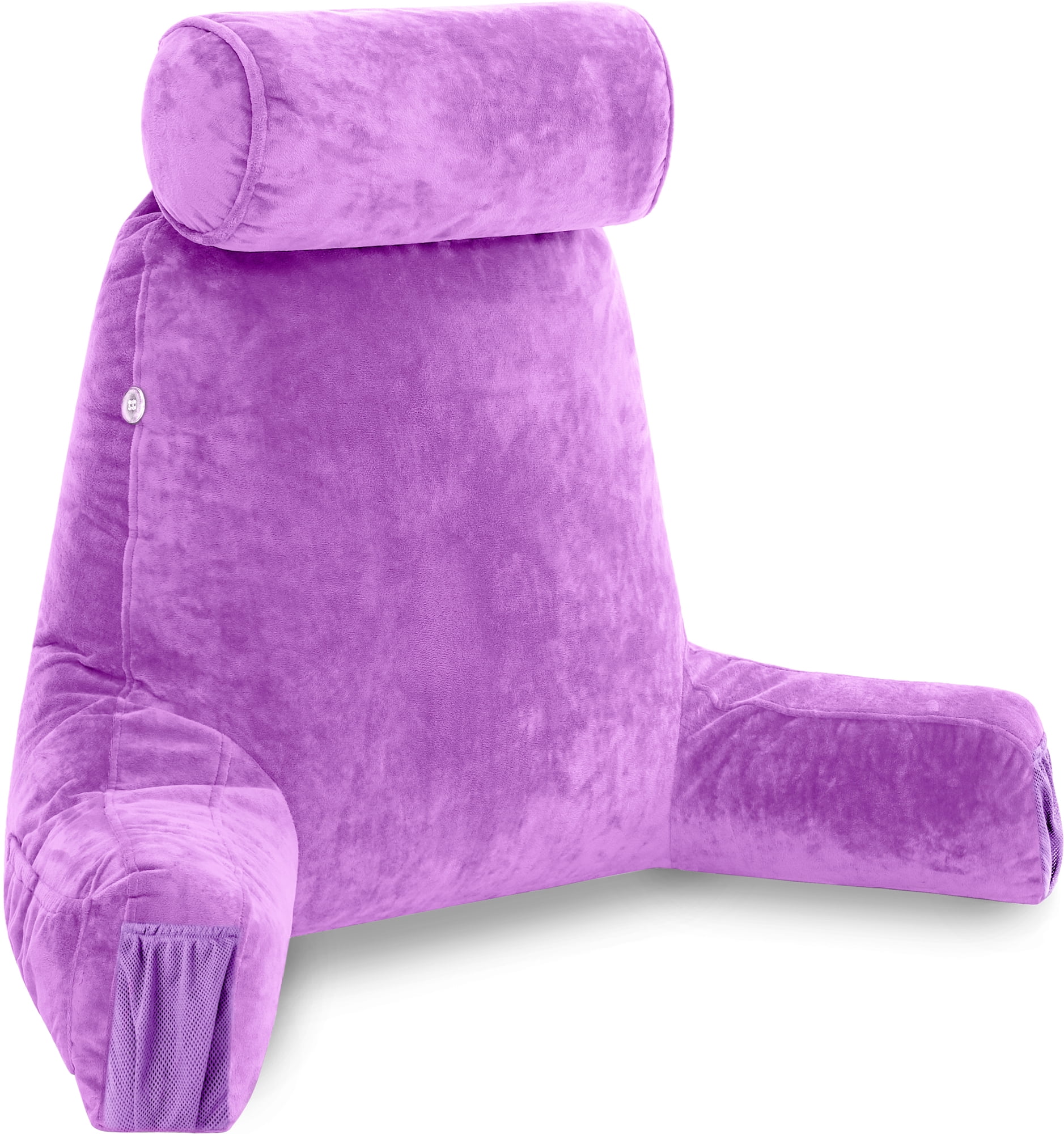 Husband Pillow Pink Bed Rest with Arms for Sitting Up 