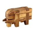 thumbnail image 2 of NOVICA Wood puzzle, 'Elephant Puzzle', 2 of 6