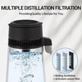 4L Water Distiller, 750W Stainless Interior, Pure Water Purifier ...
