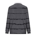 thumbnail image 4 of Big & Tall Sweatshirts for Men with Pocket and Zip Stand Collar S-4X Plus Size Fleece Lined Long Sleeve Stripe Printed Pullover Warm Sweatshirt Shirts, 4 of 5