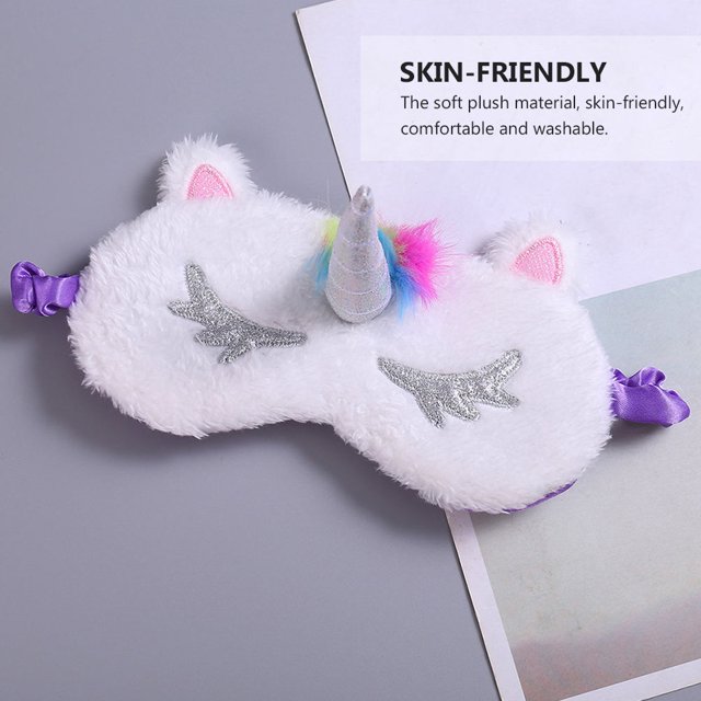 unbranded 5Ud Máscara De Unicornio De Con Adorable Y Banda Elástica Para Uso En Casa O Viaje