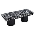 thumbnail image 3 of Botoia Bench Black & White Bench, Modern Style, Seats up to 2, Plywood, Indoor Living, 3 of 12