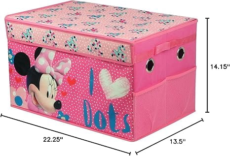 Minnie Mouse Collapsible Toy Storage Trunk