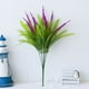 thumbnail image 5 of Plantas de flores artificiales Advancent 2 piezas de plástico morado y verde, 5 of 6