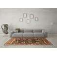thumbnail image 3 of Ahgly Company Indoor Rectangle Oriental Brown Industrial Area Rugs, 8' x 12', 3 of 4