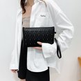 thumbnail image 2 of Bolso de embrague de noche con remaches a la moda, bolso de sobre de cuero para mujer (negro) Likrtyny multifunción de oficina, 2 of 9