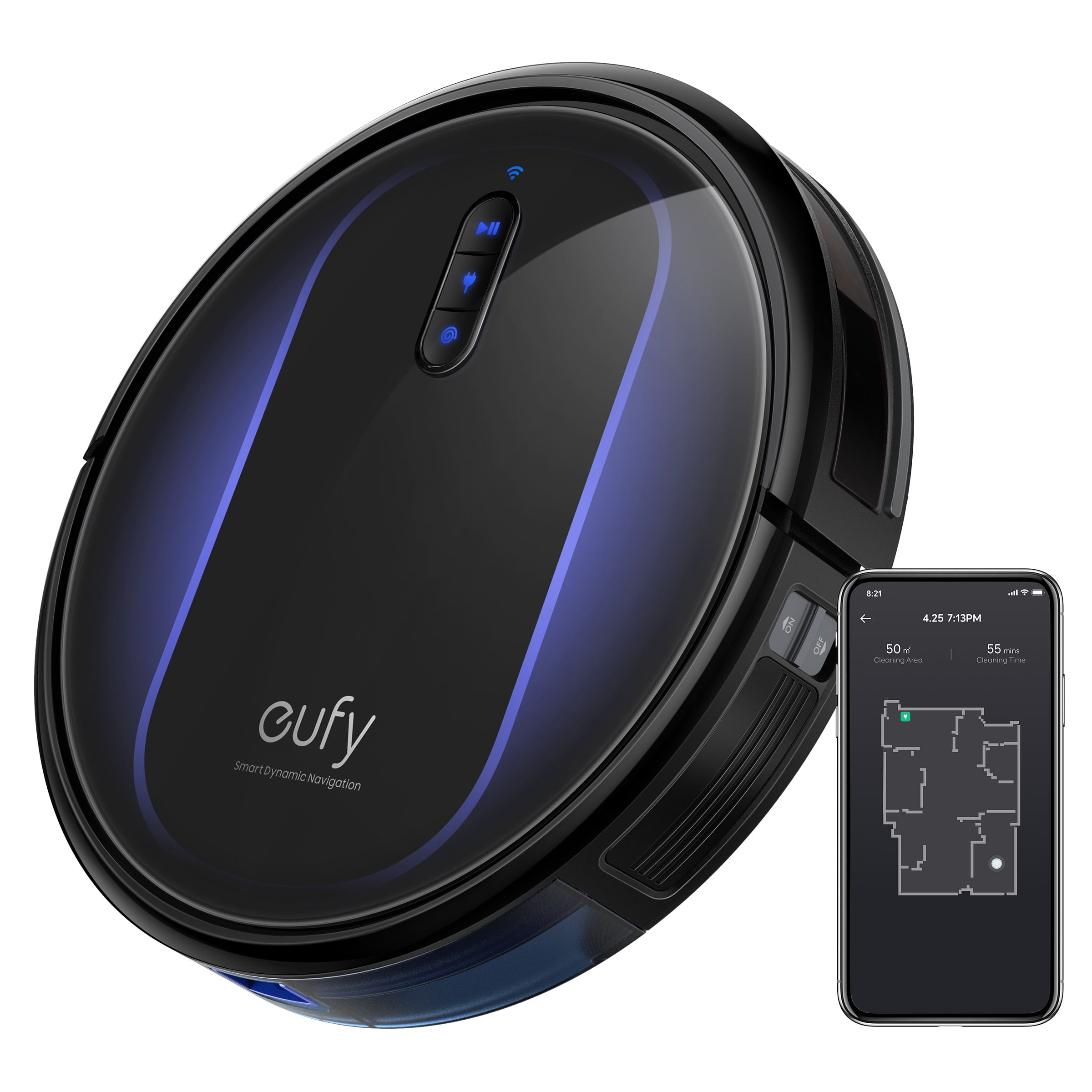 eufy Clean by Anker RoboVac G32 Pro Robot Vacuum with Wi-Fi, Home Mapping, 2000 Pa Strong Suction