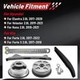 thumbnail image 2 of Kit de cadena de distribución con piñón de árbol de levas VVT para Hyundai Elantra 2017-2020, Kona 2, 2 of 7