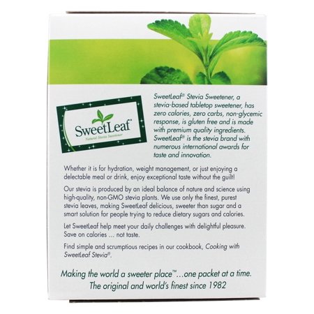 stevia sweetleaf sweetener natural packets 1g