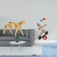 thumbnail image 2 of Dualoai Golden Cheetah Clown Animal Sculpture Decorative Table Centerpiece Unique Figurine Statue Ornament for Office Home Dining Room Decor Gift, 2 of 8