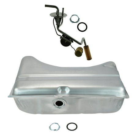 TRQ Fuel Gas Tank & Sending Unit Kit 18 Gallon Set for Dart Barracuda Valiant FKA69706