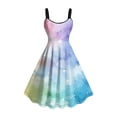 thumbnail image 2 of Vetsdori Sleeveless Mini Dresses for Women Holiday Plus Size Slip Dress Summer,Beach Sundress Tank Boat Neck Ladies Dress Graphic, 2 of 4
