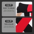 thumbnail image 7 of Pretyzoom Designer Tights Women in Fashion Style 1Pack in Black and Red Color, 7 of 7