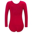 thumbnail image 6 of Girl's Long Sleeve Ballet Leotards with Removable Skirt Sequin Net Toddler Dance Dress Lightweight Two-Piece Outfit Set, 6 of 6
