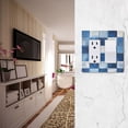 thumbnail image 5 of Yayeee Rocker Switch Wall Plate 2-Gang 4.7"x4.6" Home Decorative Outlet Cover, Blue and Gray Plaid Pattern, 5 of 6