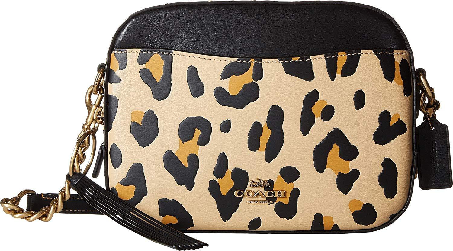 for Women Seamless Leopard Pattern Tote Bag Ladies Handbag Leather Purse Crossbody Vintage