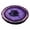 Purple, variant on Polished Dyed Coaster Compact Stone Natural Agate Sliced Coaster Desktop Decor-Blue