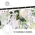 thumbnail image 4 of Cortina de ducha Gibelle, verde salvia, eucalipto, 180 x 180 cm, poliéster, 4 of 6