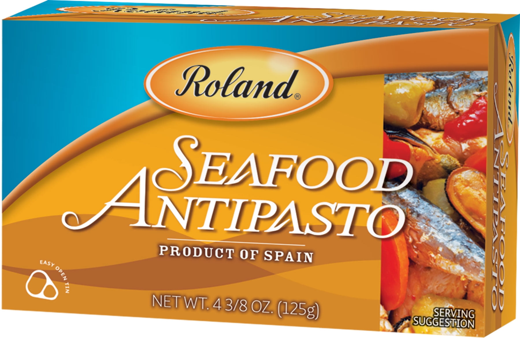 Roland Seafood Antipasto, 4.38 Oz by Roland Corporation