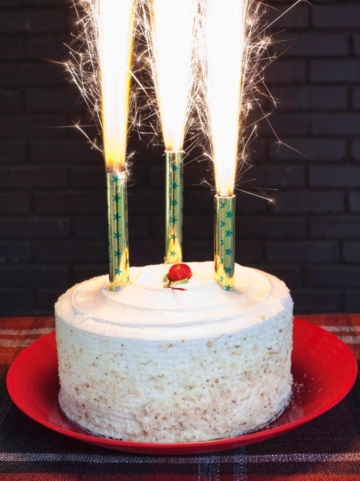 Beyond Global Sparkling Firework Party Birthday Candles, Medium, 6 Count